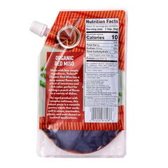Roland Foods Organic Red Miso Paste featured in a simmering broth for rich umami