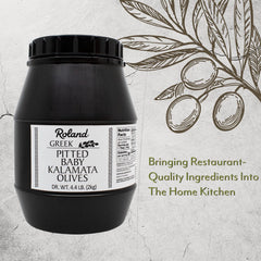 Kalamata olives as salad topping, adding color and depth.