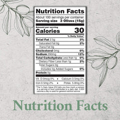Roland Foods Castelvetrano olives sliced for salad or stew.