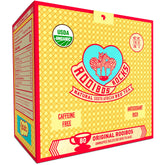 ROOIBOS ROCKS caffeine-free rooibos tea bags in 80-count packaging, ideal for family tea time.