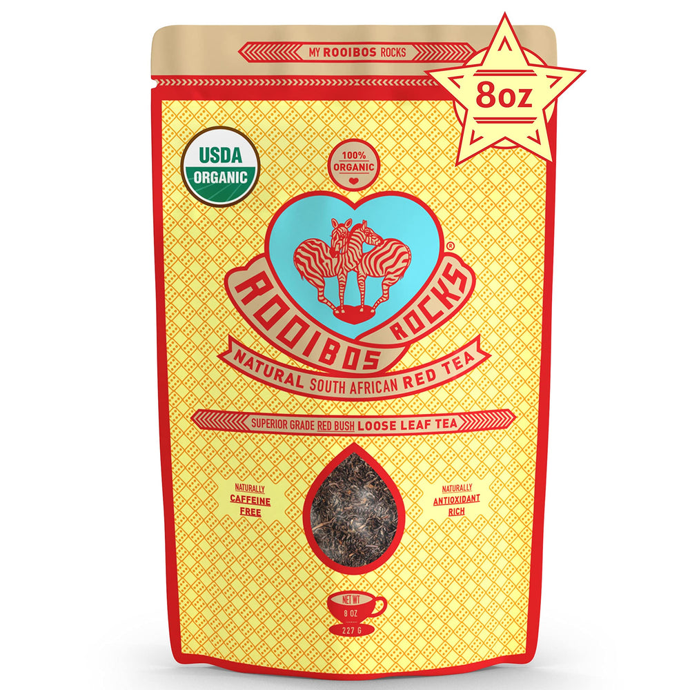 ROOIBOS ROCKS naturally-sweet loose-leaf tea for mindful sipping