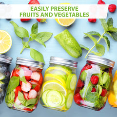 Kitchen scene with Roots Circle citric acid for flavor and preservation.