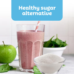 Roots Circle Xylitol Sweetener in coffee, showcasing versatile usage
