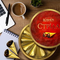 Roshen glazed chocolates individually wrapped, perfect for sharing at events