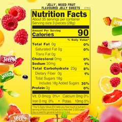 Roshen Jelly Candy assorted-flavors close-up highlights colorful fruit jellies for snacking.