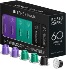 Rosso Caffè 60-pod pack ready for bold espresso at home
