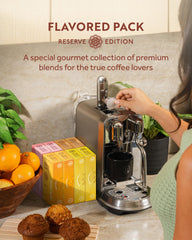Rosso Caffè Creme Caramel flavor pod with silky aroma