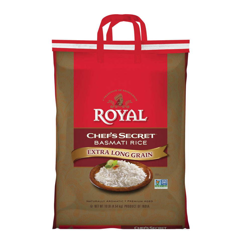 Royal Chef's Secret Basmati Rice: extra-long grains ideal for pilaf