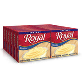 Royal Instant Pudding Vanilla box shown for quick, fat-free desserts.