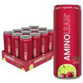 AminoLean energy drink can in Cherry Lime for clean, on-the-go energy