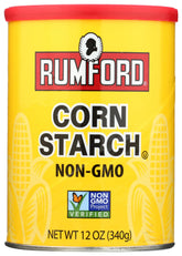 Rumford corn starch can with pop-top lid for quick thickening in gravies