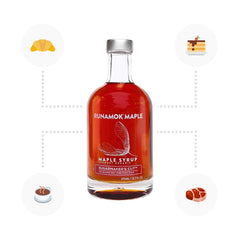 Runamok maple syrup in a gift-ready glass bottle