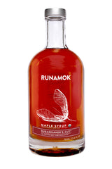 Runamok Sugarmaker's Cut bottle amber color maple syrup for rich flavor