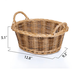RURALITY small empty gift basket country-style design for versatile gifting.
