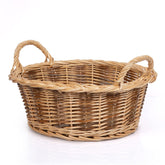 RURALITY small empty gift basket top view, ideal for personalized holiday gifts.