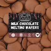 R.U.S. Candy milk chocolate wafers for dipping strawberries and coating desserts