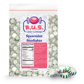 R.U.S. Candy Spearmint Starlite bag of mint candies for sharing at gatherings