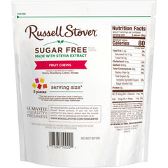 RUSSELL STOVER cherry flavor fruit chew with bold cherry notes