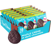 Russell Stover Easter Maple Creme Egg with glossy dark chocolate shell for spring celebrations.