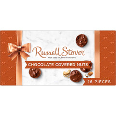 Russell Stover gift box with milk chocolate nut clusters, ideal for celebrations