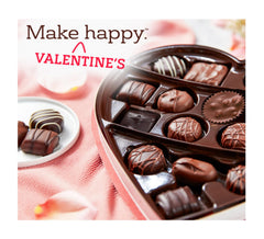 Russell Stover milk and dark chocolate selection ready for gifting.