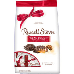 Russell Stover Pecan Delight gusset bag ready for sharing and gifting