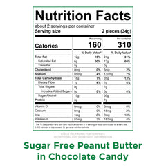 Milk chocolate-coated peanut butter cup from RUSSELL STOVER with a creamy center.