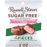 Russell Stover sugar-free strawberry creme candy 2oz bag ideal on-the-go
