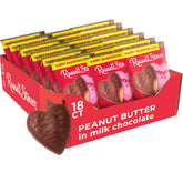 RUSSELL STOVER Valentine's Day milk chocolate peanut butter heart, 1.3 oz, ideal for gifting.