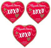 Russell Stover Valentines heart box three-box pack ready for gifting