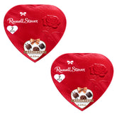 Russell Stover Valentine heart box with 7-piece assortment for sharing