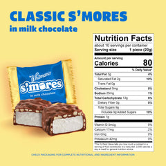 Whitman's S'Mores bag with milk chocolate and graham pieces, perfect for sharing