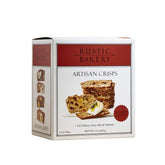 Rustic Bakery Tart Cherry Crisps with cacao nib and almond tray ready for cheese pairing