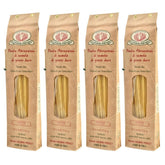 Rustichella d'Abruzzo bucatini pack-4, convenient four-pack for quick weeknight meals.