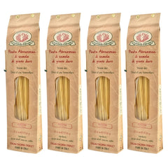 Rustichella d'Abruzzo bucatini pack-4, convenient four-pack for quick weeknight meals.