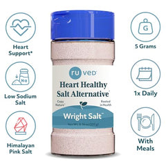 R-U VED Wright Salt iodine enriched fine salt for daily seasoning