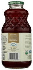 Glass of R.W. Knudsen juice ready for breakfast or smoothie pairing.