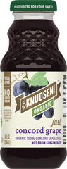R.W. Knudsen Organic Just Concord Grape Juice bottle for everyday sipping.