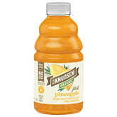 RW Knudsen Organic Pineapple Juice bottle pour, ideal for tropical drinks.
