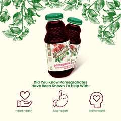 R.W. Knudsen Organic Pomegranate Juice 8oz pack, convenient single-serve bottles.