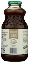 R.W. Knudsen Organic Prune Juice back panel with serving ideas.