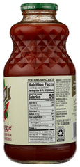 RW Knudsen Very Veggie Juice closeup of ingredients emphasizes plant-based essentials for daily wellness