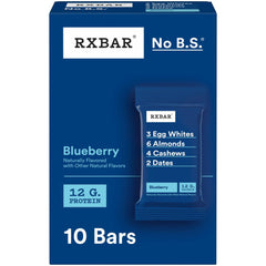 RXBAR Blueberry box 18oz packaging for convenient, on-the-go snacking.