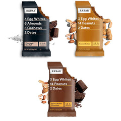 RXBAR Chocolate Sea Salt bar highlighted for a simple, flavorful texture and ingredients.