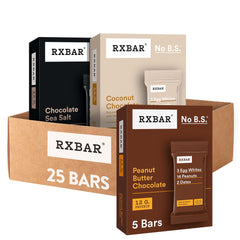 RXBAR Chocolate Sea Salt box, grab-and-go energy from real ingredients.