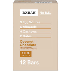 RXBAR Coconut Chocolate packaging ready for on-the-go snacking.