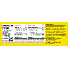 RXBAR with simple ingredients like oats and peanuts for clean snacking