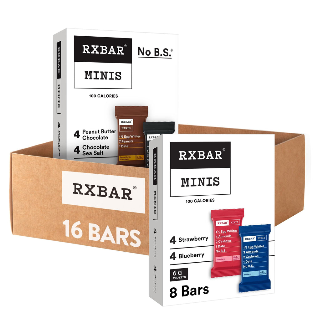 RXBAR Minis Chocolate Sea Salt bar for quick desk-side protein.