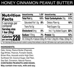 Close-up of RXBAR bar showing soft-crisp texture for on-the-go energy