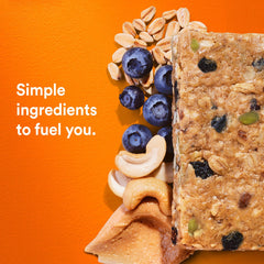 RXBAR box front features 12-count box for easy pantry rotation